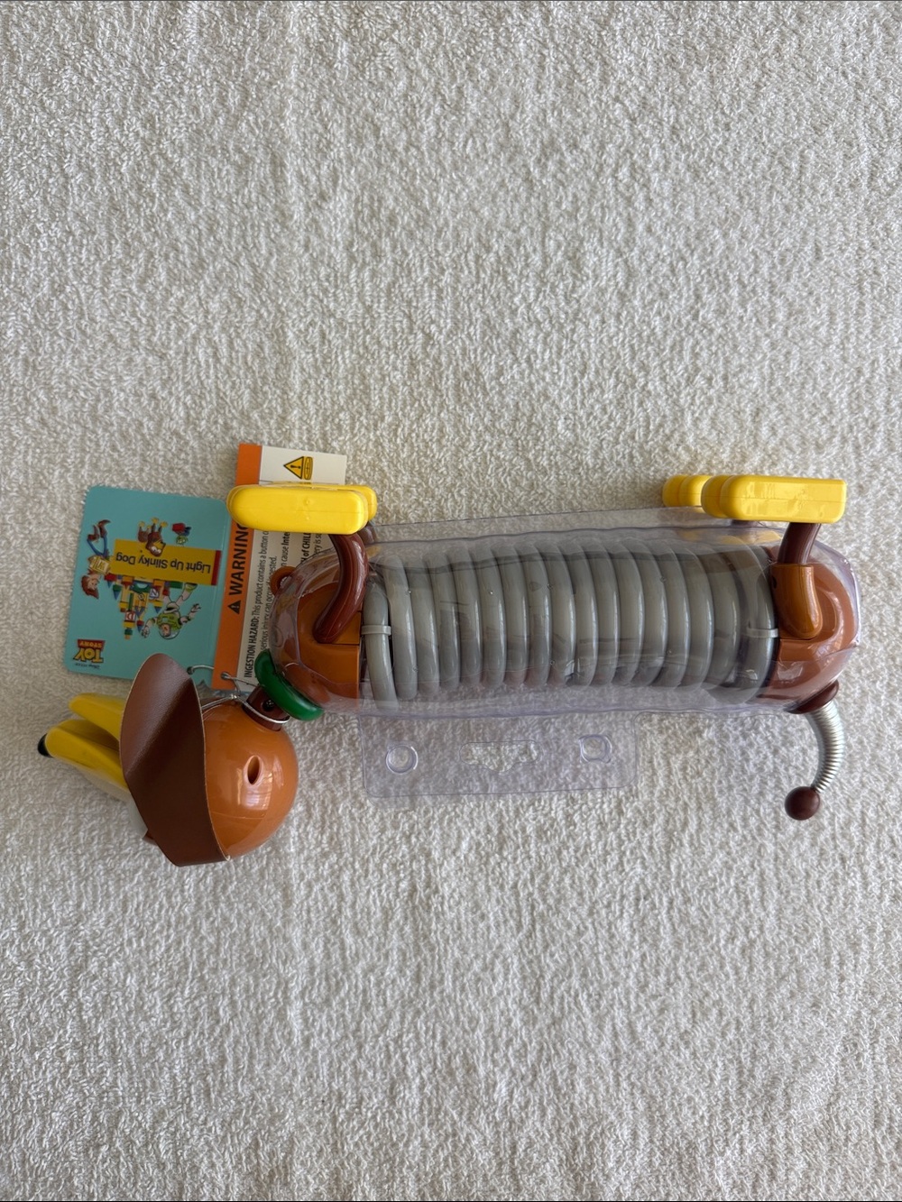 Disney Pixar Toy Story “Light Up Slinky Dog” Toy - Brown & Yellow - Picture 3 of 8
